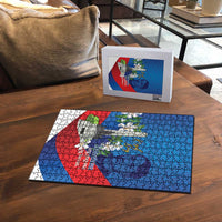 Philippines Rizal Day Puzzle Filipino Motto Stella Polynesian Pattern - Polynesian Pride