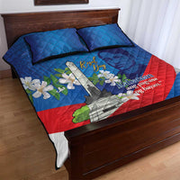 Philippines Rizal Day Quilt Bed Set Filipino Motto Stella Polynesian Pattern - Polynesian Pride