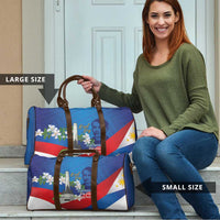 Philippines Rizal Day Travel Bag Filipino Motto Stella Polynesian Pattern - Polynesian Pride