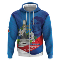 Philippines Rizal Day Zip Hoodie Filipino Motto Stella Polynesian Pattern - Polynesian Pride