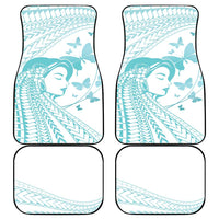Polynesia Cervical Cancer Awareness Month Car Mats Polynesian Women Faith Hope Love! LT14 - Polynesian Pride