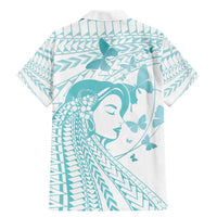 Polynesia Cervical Cancer Awareness Month Family Matching Mermaid Dress and Hawaiian Shirt Polynesian Women Faith Hope Love!