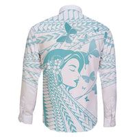 Polynesia Cervical Cancer Awareness Month Family Matching Summer Maxi Dress and Hawaiian Shirt Polynesian Women Faith Hope Love!