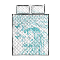 Polynesia Cervical Cancer Awareness Month Quilt Bed Set Polynesian Women Faith Hope Love! LT14 - Polynesian Pride