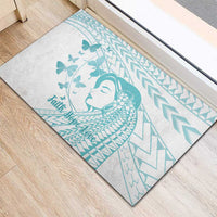 Polynesia Cervical Cancer Awareness Month Rubber Doormat Polynesian Women Faith Hope Love! LT14 - Polynesian Pride