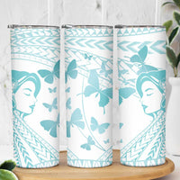 Polynesia Cervical Cancer Awareness Month Skinny Tumbler Polynesian Women Faith Hope Love!
