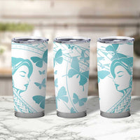 Polynesia Cervical Cancer Awareness Month Tumbler Cup Polynesian Women Faith Hope Love! LT14 - Polynesian Pride