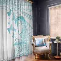 Polynesia Cervical Cancer Awareness Month Window Curtain Polynesian Women Faith Hope Love! LT14 - Polynesian Pride