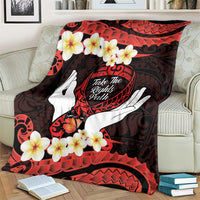 Polynesia AIDS Awareness Month Blanket Take The Rights Path Polynesian Pattern LT14 - Polynesian Pride