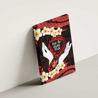 Polynesia AIDS Awareness Month Canvas Wall Art Take The Rights Path Polynesian Pattern LT14 - Polynesian Pride