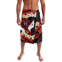 Polynesia AIDS Awareness Month Lavalava Take The Rights Path Polynesian Pattern LT14 Red - Polynesian Pride