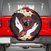 Polynesia AIDS Awareness Month Spare Tire Cover Take The Rights Path Polynesian Pattern LT14 - Polynesian Pride