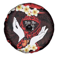 Polynesia AIDS Awareness Month Spare Tire Cover Take The Rights Path Polynesian Pattern LT14 - Polynesian Pride