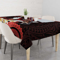 Polynesia AIDS Awareness Month Tablecloth Take The Rights Path Polynesian Pattern LT14 - Polynesian Pride