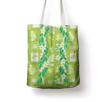 Aloha Hawaii Tuberose Lei Tote Bag Tropical Vibes Green Color - Polynesian Pride