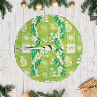 Aloha Hawaii Tuberose Lei Tree Skirt Tropical Vibes Green Color - Polynesian Pride