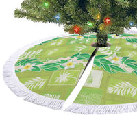 Aloha Hawaii Tuberose Lei Tree Skirt Tropical Vibes Green Color - Polynesian Pride