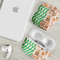 Aloha Hawaii Palaka Tuberose Lei AirPods Case Hawaiian Quilt Seamless Style LT14 - Polynesian Pride