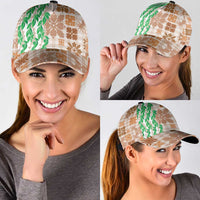 Aloha Hawaii Palaka Tuberose Lei Classic Cap Hawaiian Quilt Seamless Style LT14 - Polynesian Pride