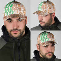 Aloha Hawaii Palaka Tuberose Lei Classic Cap Hawaiian Quilt Seamless Style LT14 - Polynesian Pride