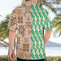Aloha Hawaii Palaka Tuberose Lei Hawaiian Shirt Hawaiian Quilt Seamless Style LT14 - Polynesian Pride