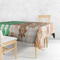 Aloha Hawaii Palaka Tuberose Lei Tablecloth Hawaiian Quilt Seamless Style - Polynesian Pride