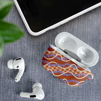 Orange Hawaii Palaka Honohono Pikake AirPods Case Hawaiian Orchid Lei Polynesian Pattern LT14 - Polynesian Pride