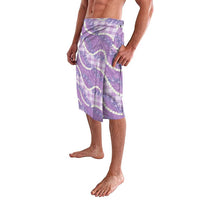 Purple Hawaii Palaka Honohono Pikake Lavalava Hawaiian Orchid Lei Polynesian Pattern - Polynesian Pride