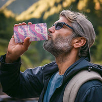 Pink Hawaii Palaka Honohono Pikake 4 in 1 Can Cooler Tumbler Hawaiian Orchid Lei Polynesian Pattern - Polynesian Pride