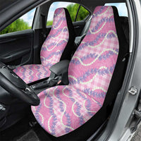 Pink Hawaii Palaka Honohono Pikake Car Seat Cover Hawaiian Orchid Lei Polynesian Pattern LT14 - Polynesian Pride