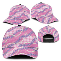 Pink Hawaii Palaka Honohono Pikake Classic Cap Hawaiian Orchid Lei Polynesian Pattern LT14 - Polynesian Pride