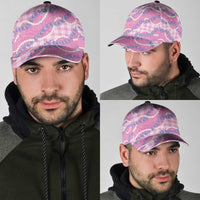 Pink Hawaii Palaka Honohono Pikake Classic Cap Hawaiian Orchid Lei Polynesian Pattern LT14 - Polynesian Pride