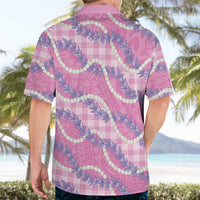 Pink Hawaii Palaka Honohono Pikake Hawaiian Shirt Hawaiian Orchid Lei Polynesian Pattern LT14 - Polynesian Pride