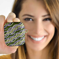 Green Hawaii Palaka Honohono Pikake AirPods Case Hawaiian Orchid Lei Polynesian Pattern LT14 - Polynesian Pride