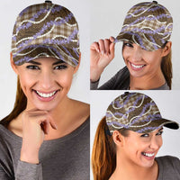 Brown Hawaii Palaka Honohono Pikake Classic Cap Hawaiian Orchid Lei Polynesian Pattern LT14 - Polynesian Pride