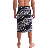 Black Hawaii Palaka Honohono Pikake Lavalava Hawaiian Orchid Lei Polynesian Pattern - Polynesian Pride