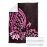 Pink Polynesia Easter Day Blanket Eggs With Bunny Polynesian Pattern LT14 - Polynesian Pride