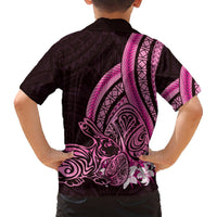 Pink Polynesia Easter Day Hawaiian Shirt Eggs With Bunny Polynesian Pattern LT14 - Polynesian Pride