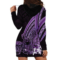 Purple Polynesia Easter Day Hoodie Dress Eggs With Bunny Polynesian Pattern LT14 - Polynesian Pride