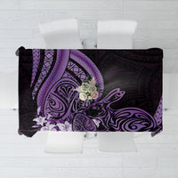 Purple Polynesia Easter Day Tablecloth Eggs With Bunny Polynesian Pattern LT14 Purple - Polynesian Pride