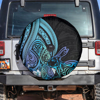 Turquoise Polynesia Easter Day Spare Tire Cover Eggs With Bunny Polynesian Pattern LT14 Turquoise - Polynesian Pride