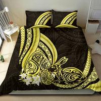 Yellow Polynesia Easter Day Bedding Set Eggs With Bunny Polynesian Pattern LT14 - Polynesian Pride