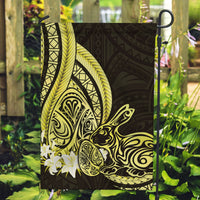 Yellow Polynesia Easter Day Garden Flag Eggs With Bunny Polynesian Pattern LT14 Garden Flag Yellow - Polynesian Pride