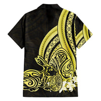 Yellow Polynesia Easter Day Hawaiian Shirt Eggs With Bunny Polynesian Pattern LT14 - Polynesian Pride