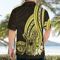 Yellow Polynesia Easter Day Hawaiian Shirt Eggs With Bunny Polynesian Pattern LT14 - Polynesian Pride