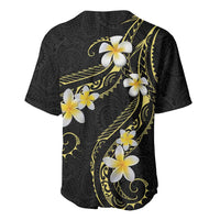 Polynesia Tattoo With Plumeria Baseball Jersey Elegant Vibes LT14 - Polynesian Pride