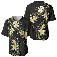 Polynesia Tattoo With Plumeria Baseball Jersey Elegant Vibes LT14 - Polynesian Pride
