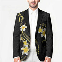 Polynesia Tattoo With Plumeria Blazer Elegant Vibes LT14 - Polynesian Pride