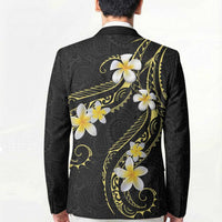 Polynesia Tattoo With Plumeria Blazer Elegant Vibes LT14 - Polynesian Pride