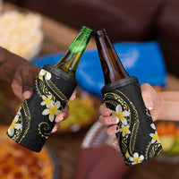 Polynesia Tattoo With Plumeria 4 in 1 Can Cooler Tumbler Elegant Vibes LT14 - Polynesian Pride